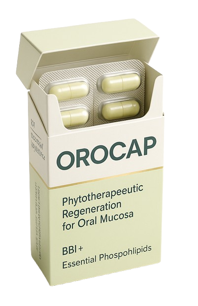 Orocap – Chewable Capsule for Oral Leukoplakia & Mucosal Healing | 30 Capsules